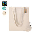 Sac tote bag pliable 120g Kieran Fairtrade