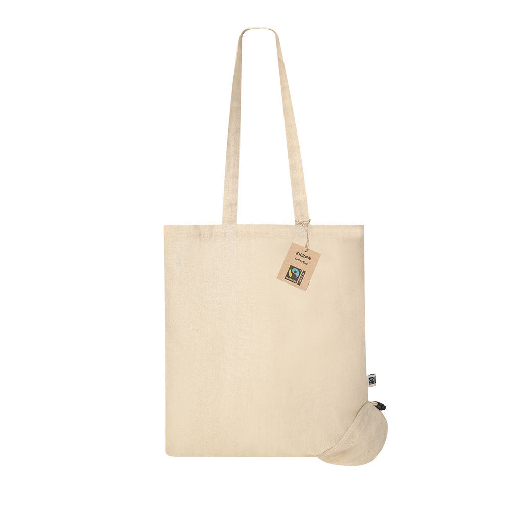 Sac tote bag pliable 120g Kieran Fairtrade