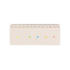 Mini règle de 12 cm avec 200 post-it Kalinex