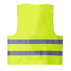 Gilet réfléchissant haute visibilité, homologué selon le norme de sécurité CE : ISO 20471 Safrox