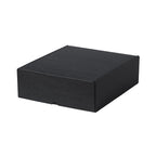 Boîte de présentation XL fabriquée en carton ondulé de couleur noire Halfred
