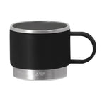 Tasse 140 ml en PP recyclé, combinée avec base en acier inoxydable recyclé Blakent