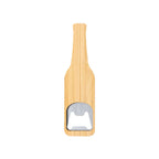 Ouvre-bouteille avec design de bouteille en bambou et métal Ceryon