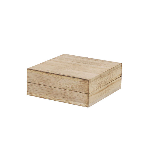 Boite en bois naturel Macalix