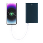 Batterie externe personnalisable Backen bleu marine