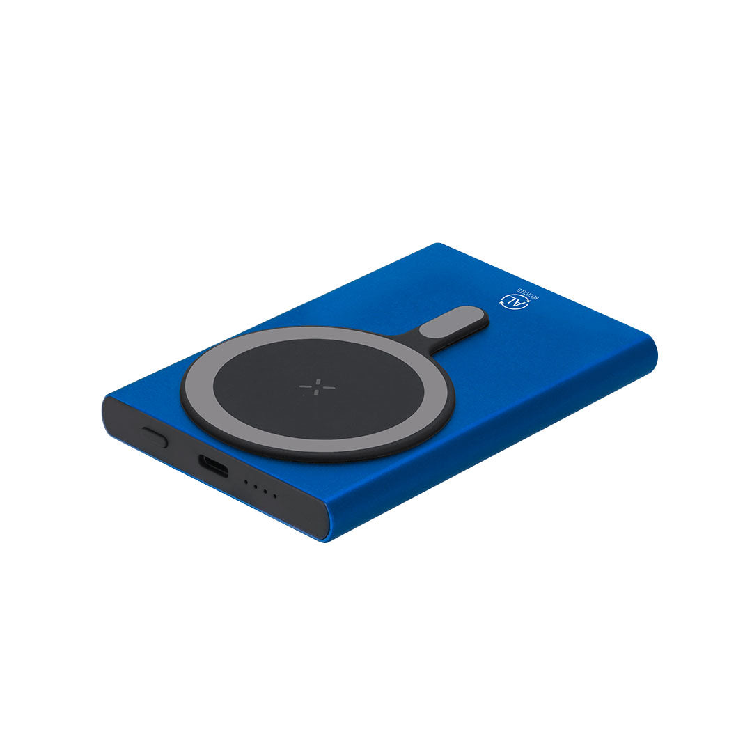 Batterie externe de 5.000 mAh fabriquée en aluminium recyclé Bertex