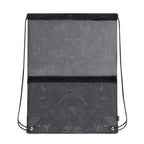 Sac à cordon en RPET, avec un compartiment principal au design transparent Lamdy