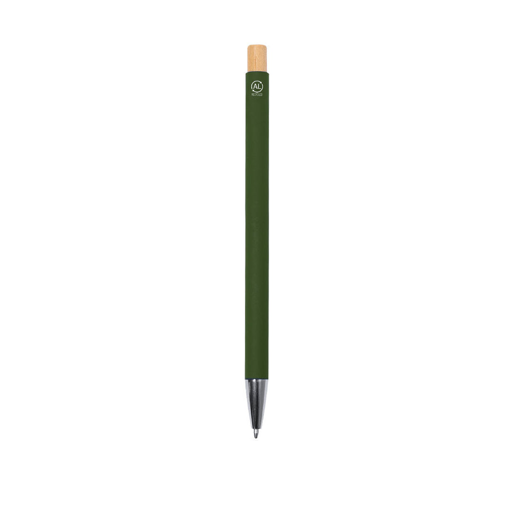 Stylo à bille à mécanisme à bouton fabriqué en aluminium recyclé bouton poussoir Kosif