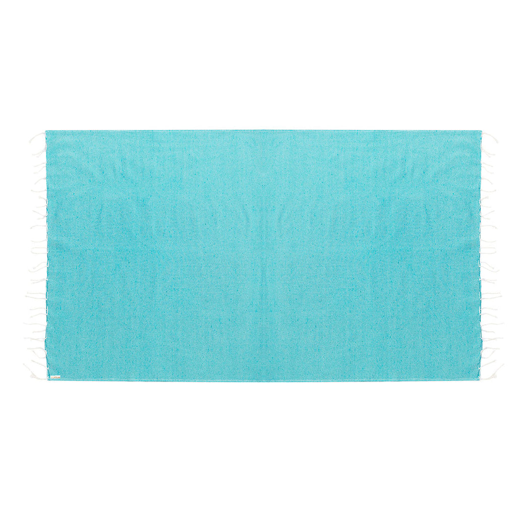 Serviette pareo de 180g/m2 en combinaison de coton recyclé et RPET Dikky