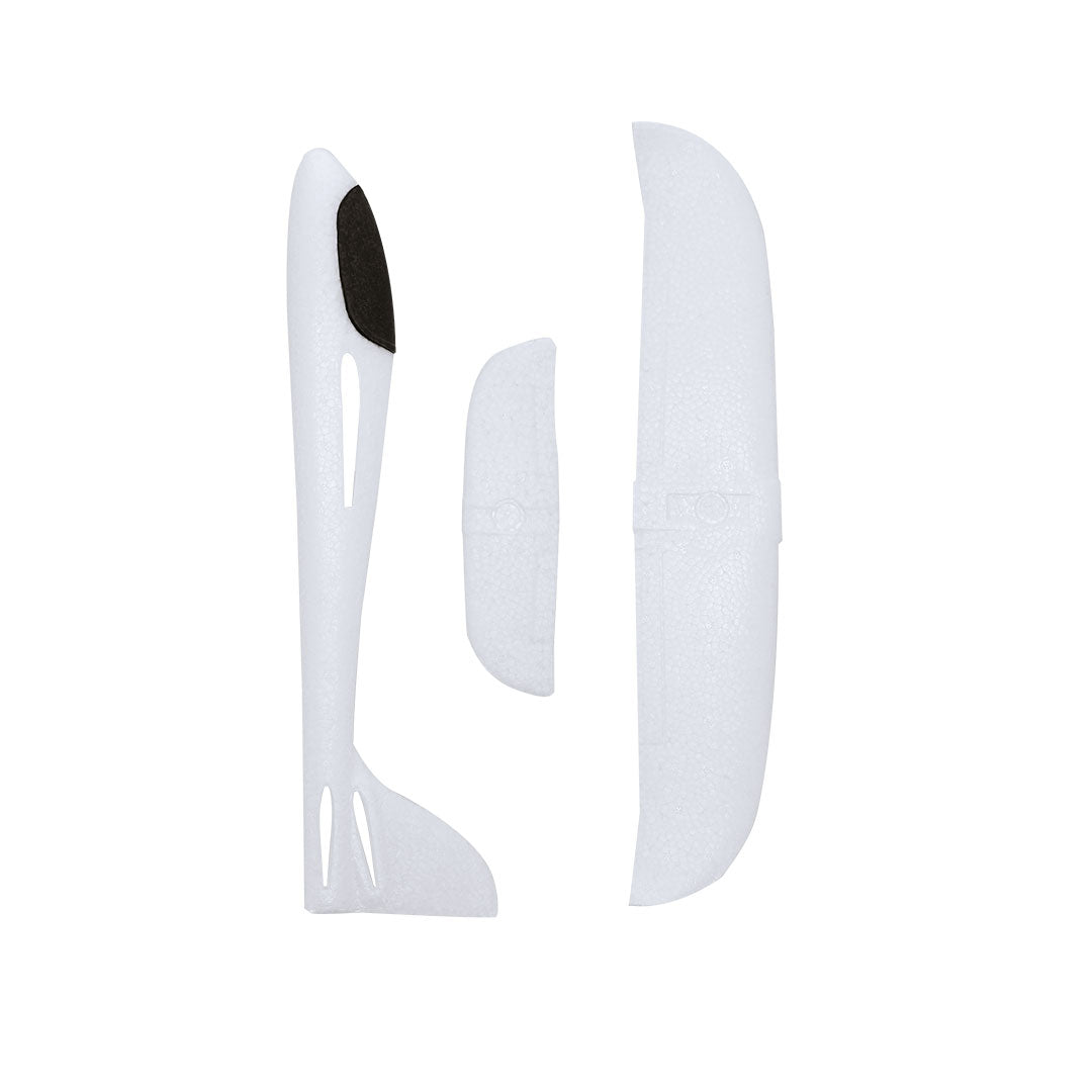 Avion glissant dans l'air en planant ou réalisant des acrobaties amusantes Tulem