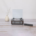 Lecteur CD de conception rétro batterie de 2000 mAh Bluetooth Hopson
