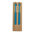 Set de stylo et crayon éternel fabriqués en paille de blé et bambou Okafor