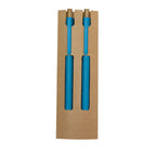 Set de stylo et crayon éternel fabriqués en paille de blé et bambou Okafor
