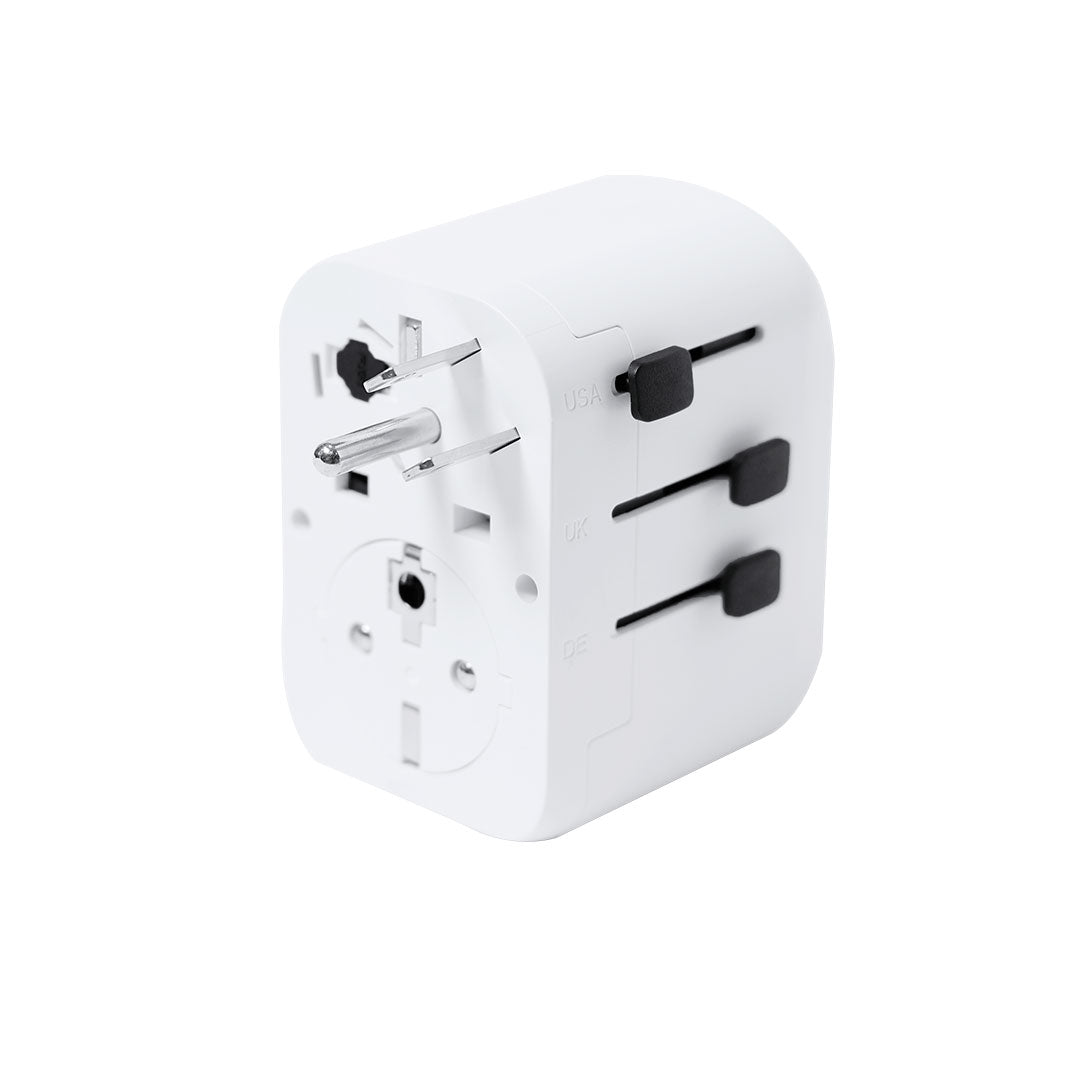 Adaptateur de prises complet, de design compact et portable Wando