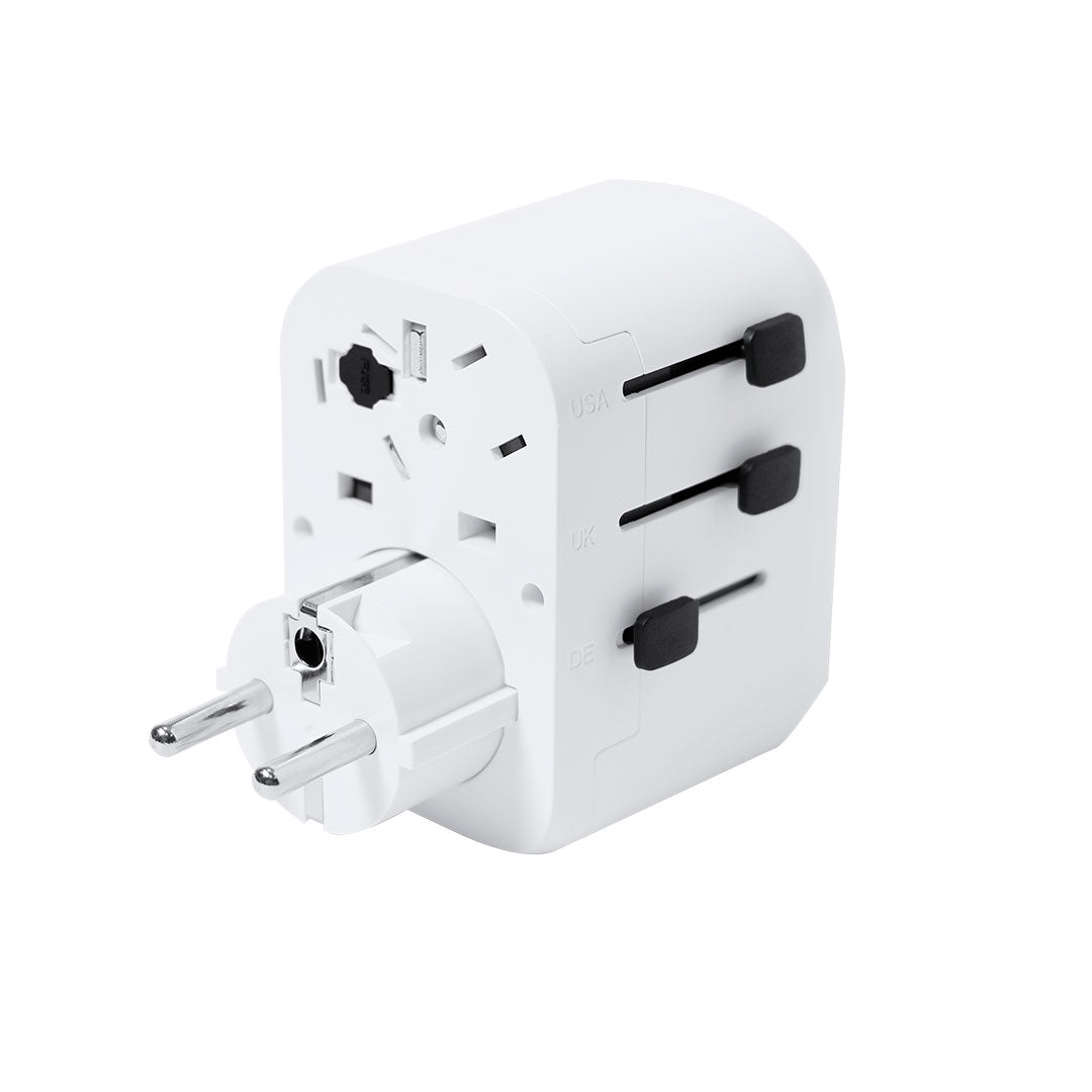 Adaptateur de prises complet, de design compact et portable Wando