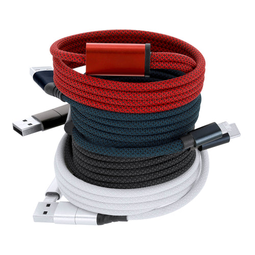 Câble de charge Briony blanc personnalisable