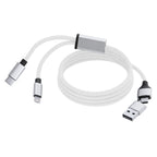 Câble de charge Briony blanc personnalisable