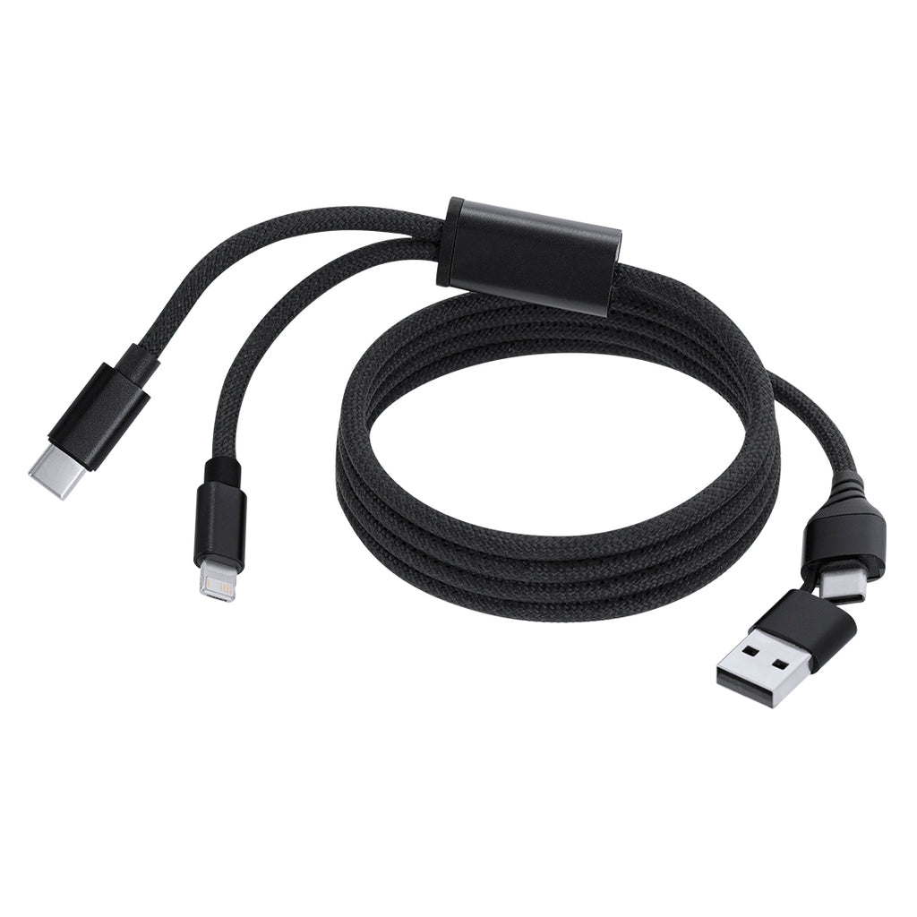 Câble de charge Briony noir personnalisable