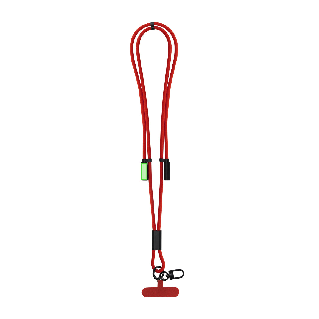 Câble de charge Elnora personnalisable rouge
