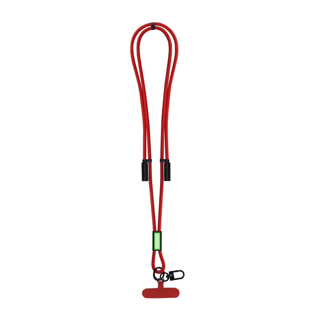Câble de charge Elnora personnalisable rouge