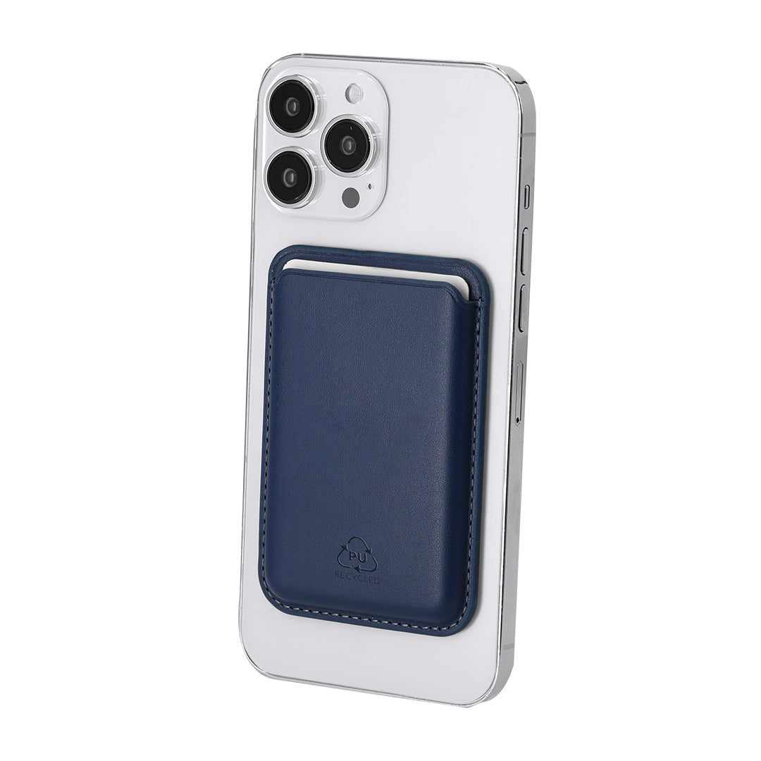 Porte-cartes personnalisable Silvan bleu
