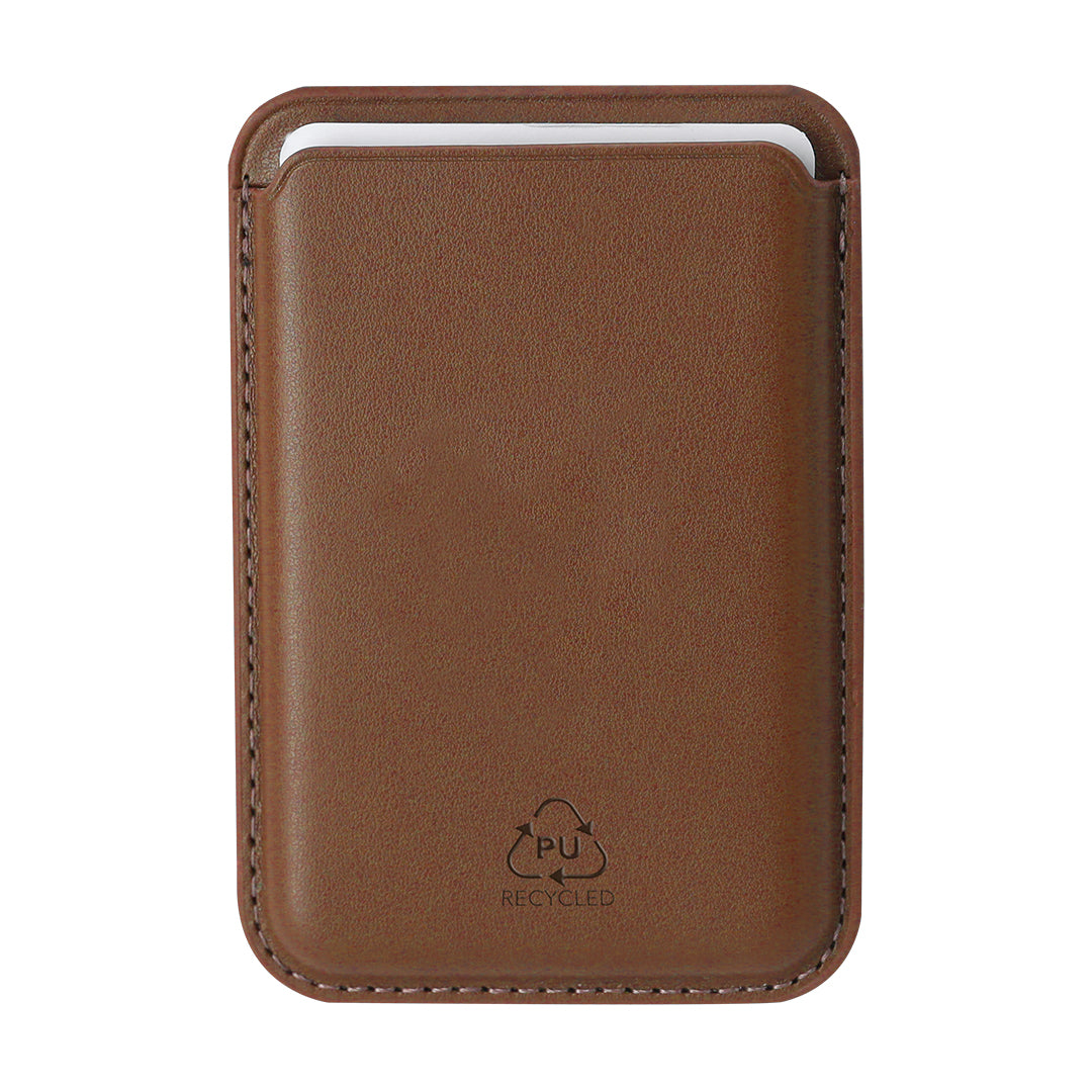 Porte-cartes personnalisable Silvan marron