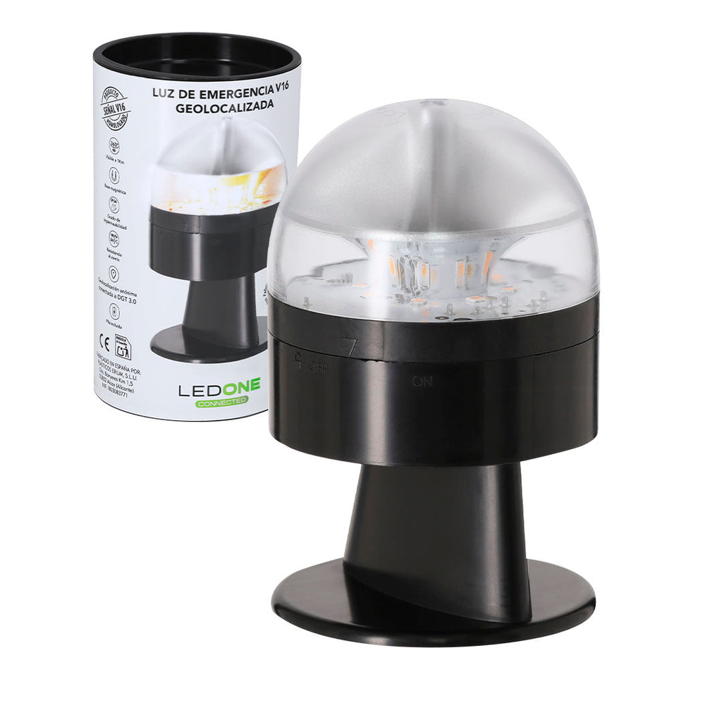 Lumière d'urgence géolocalisée V16 pour véhicules Busby